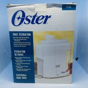 Oster Juice Extractor 300 Watt Model 3165 Open Box 1997 NEW